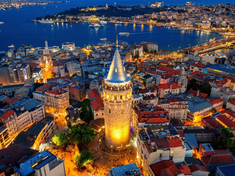 Galata Tower Galata District Istanbul