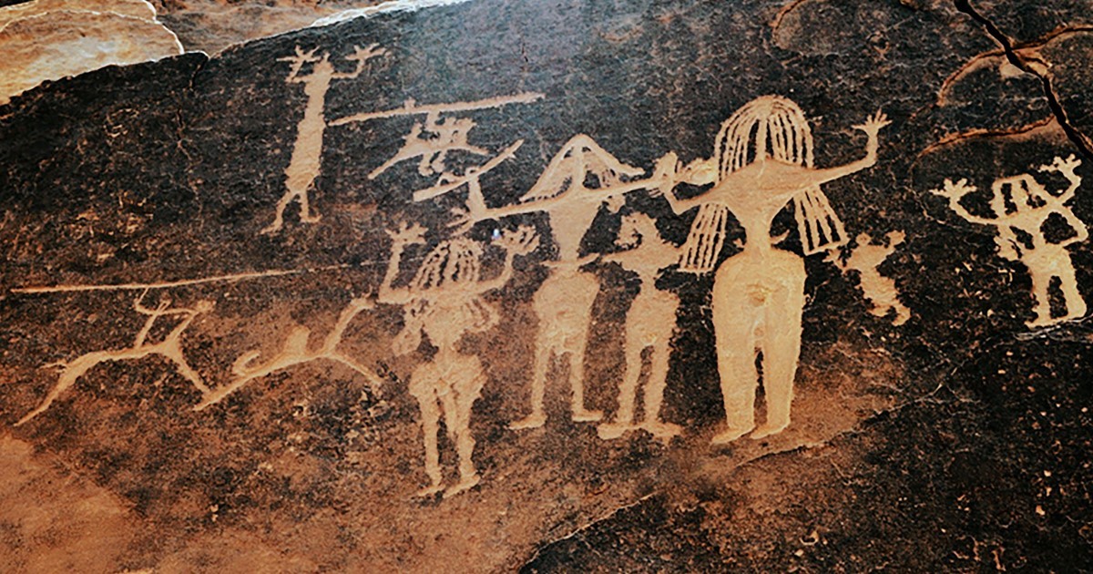 Jubbah Rock Carvings in Ha'il Region